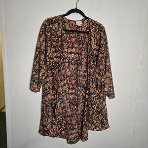 LuLaRoe Paisley Lindsey Kimono Large